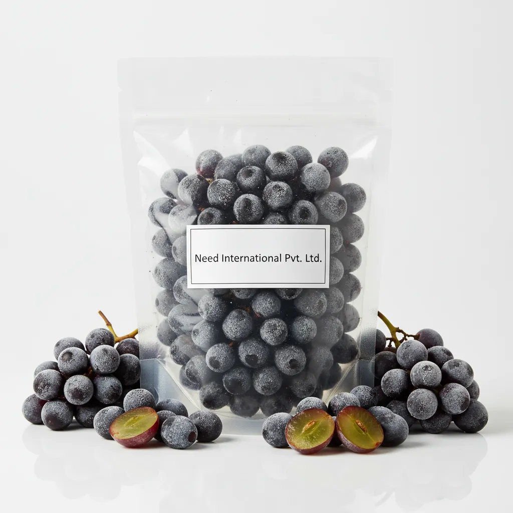Frozen Black Grapes